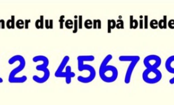Kan du finde fejlen på 10 sekunder - (svaret findes i artiklen)